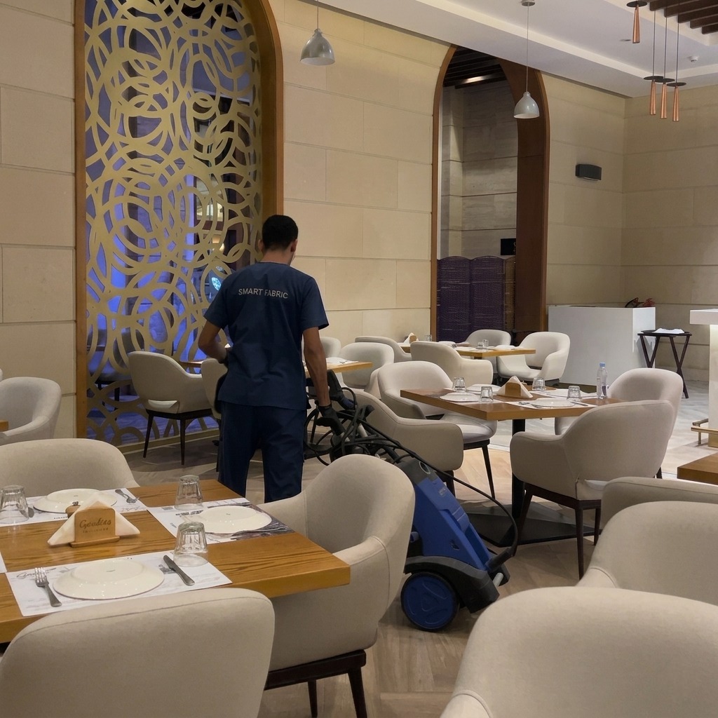حماية اثاث المطعم مع سمارت فابريك